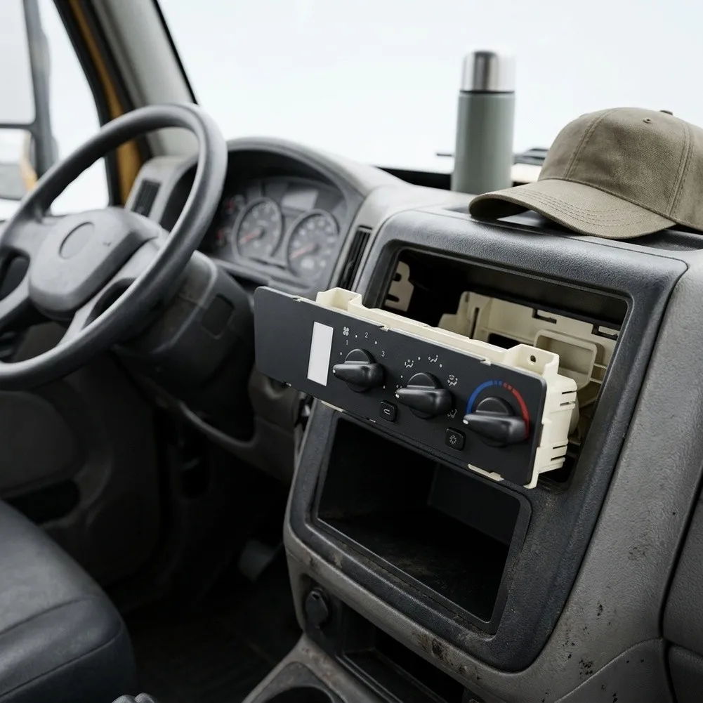 Black For A/C Climate Control Module ABS For For Freightliner For Century Class For Columbia For Coronado 2003-2016 Truck Interi