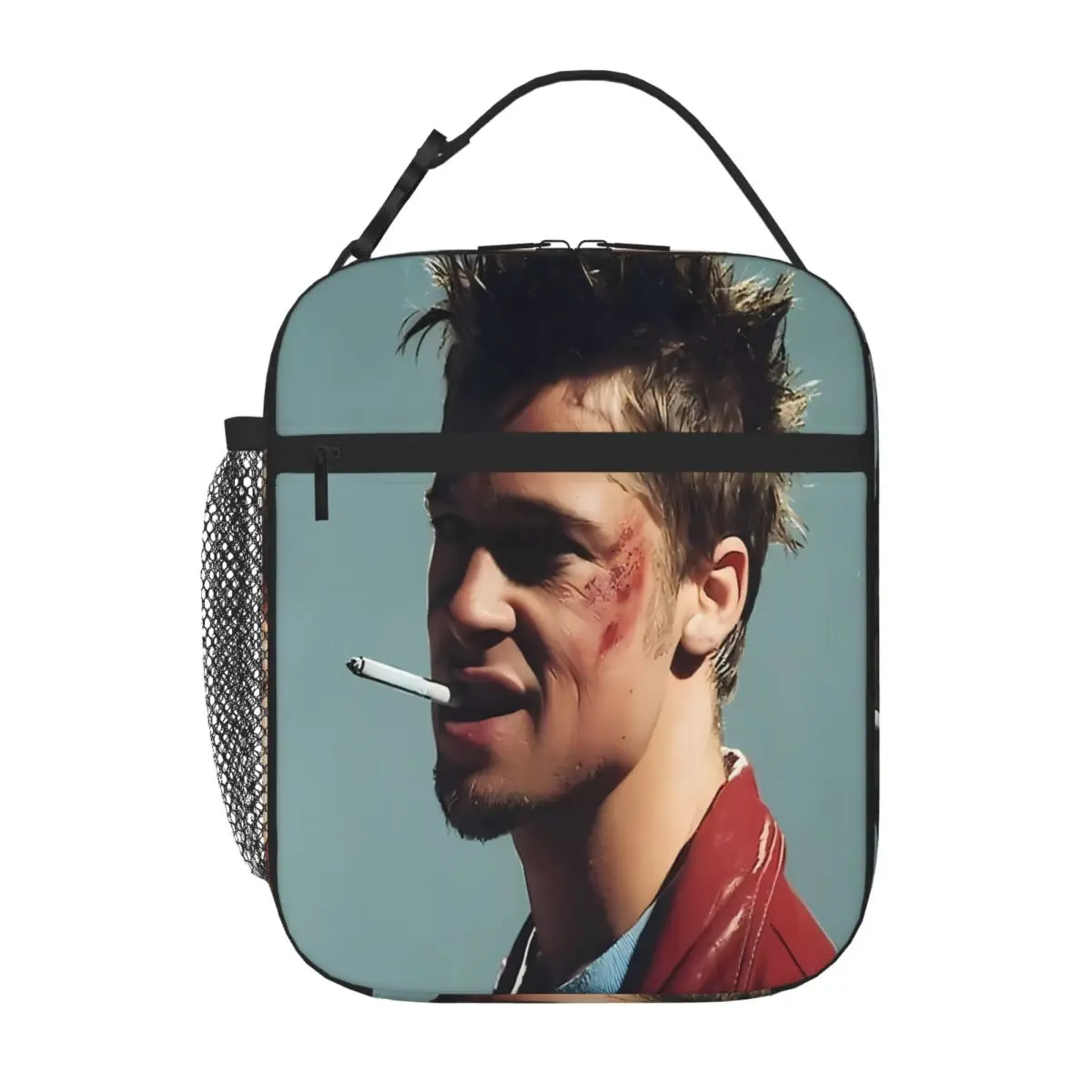 Bestselling Fight C - Brad Pitt Military Style Food Tote Bag Countryside Trip Thermal Lunch Bag