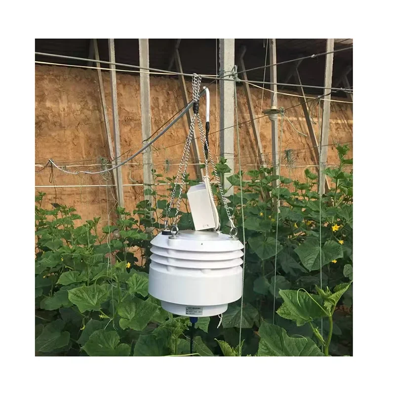 CE SDI12 AIR QUALITY 6 In 1 PARAMETERS TEMPERATURE HUMIDITY PM2.5 PM10 NOISE METEOROLOGICAL STATION WEATHER For GREENHOUSES