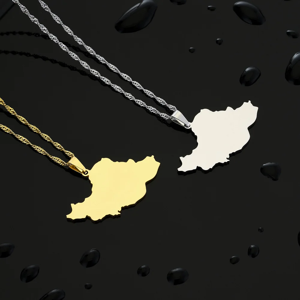 Choker Necklace Ethnic Iran Map Necklace Middle Eastern Necklace Graceful For Everyday Wear Gift For Family Special Occasions