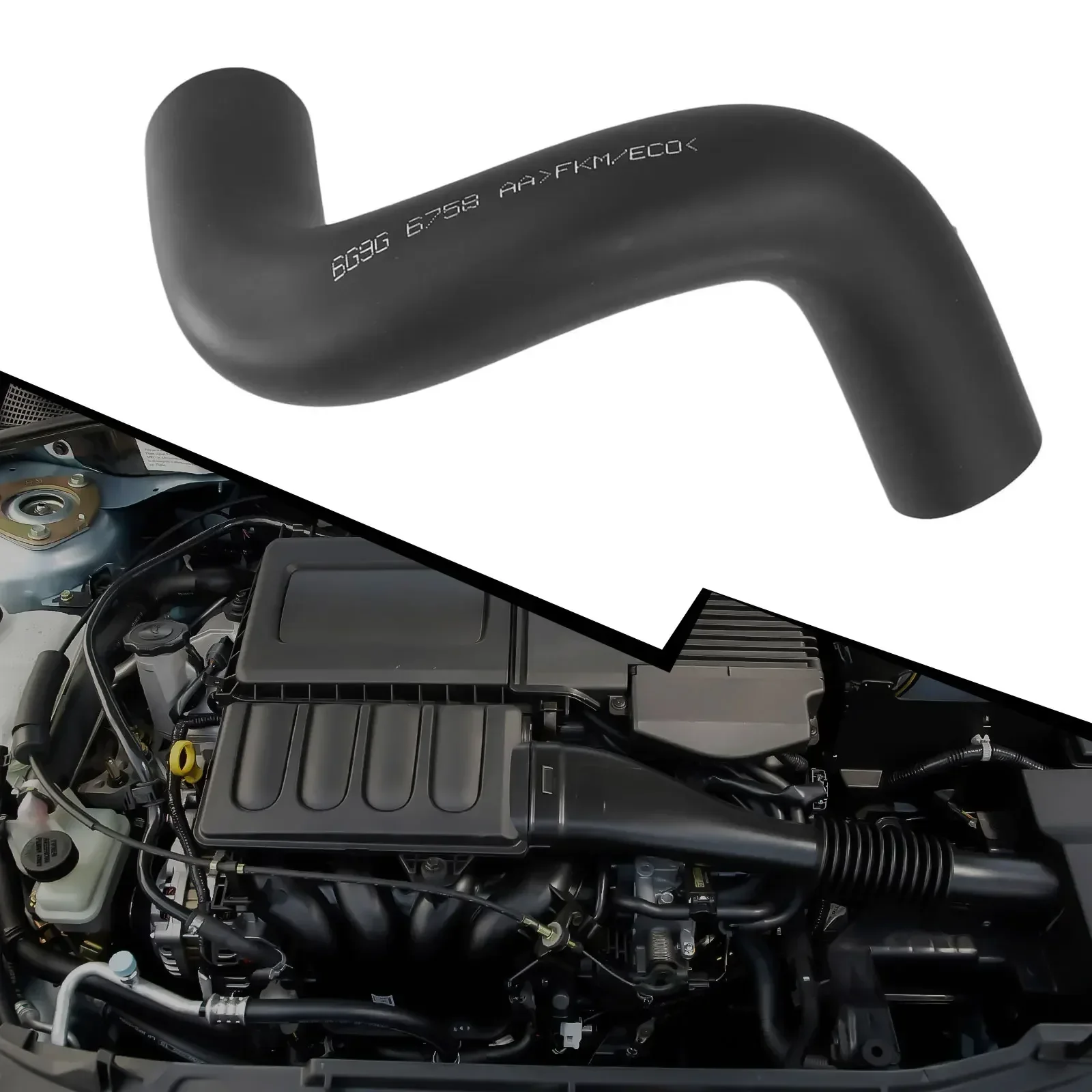New Practical PCV Hose Crankcase Hose Easy Installation For Mazda3 2004-2006 For Miata PCV Hose Parts ABS Black