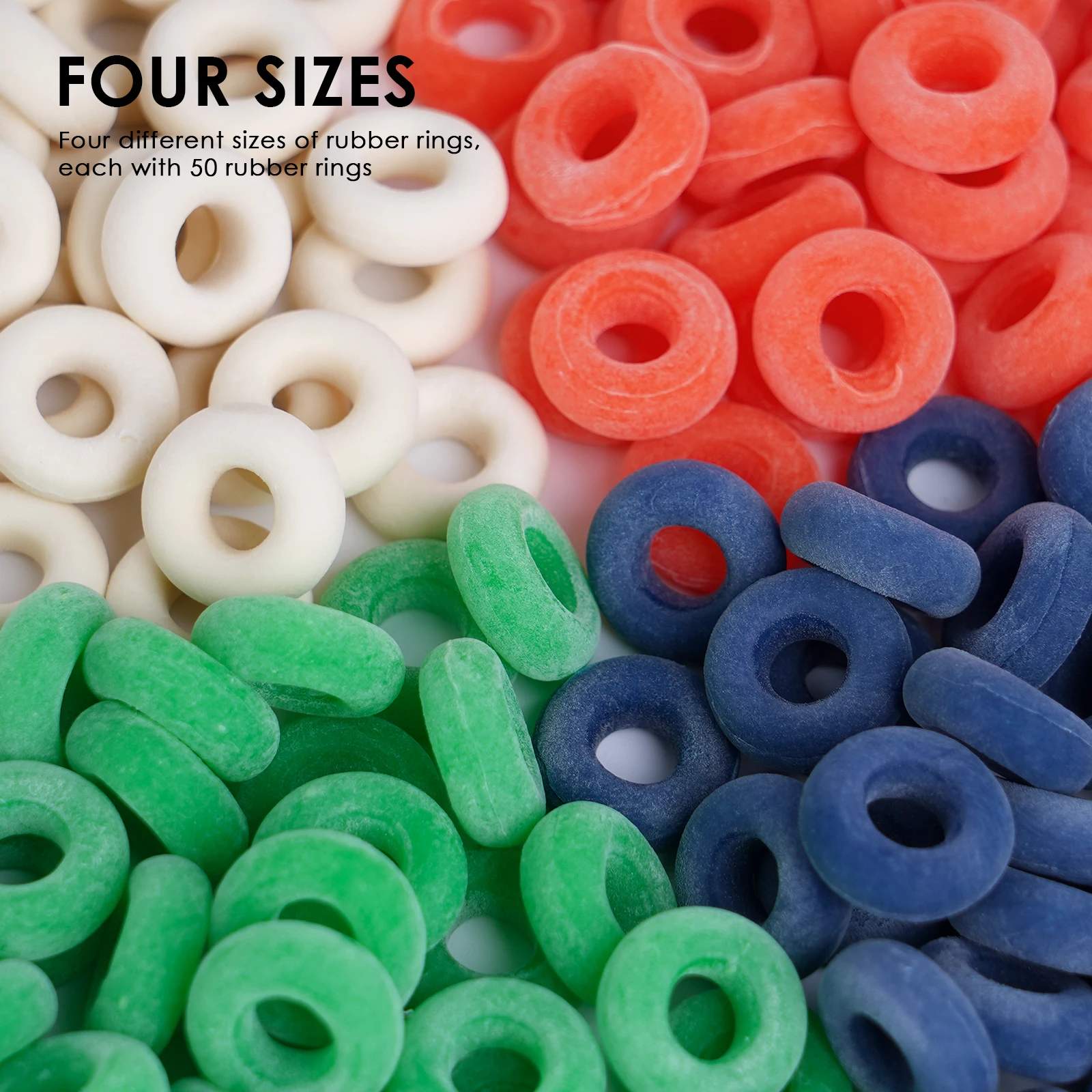 100Pcs Livestock Animal Tail Cutting Castration Rubber Ring For Pig Goat Castration circle for Castrating Pliers Farm Supplies