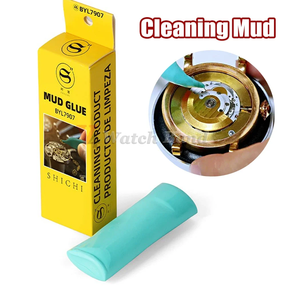 Green Watch Dust Removal Tool Rodico Putty Watch Dial Cleaner for Watchmakers Clean Wood Cleaning Stick Mud Dial Cleaning Tool