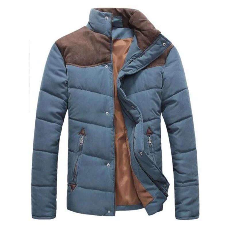 

Men Outdoor Winter Warm Jackets Thicken Thermal Windproof Stand Collar Casual Coats Climbing Hiking Fishing Cardigan Jacket