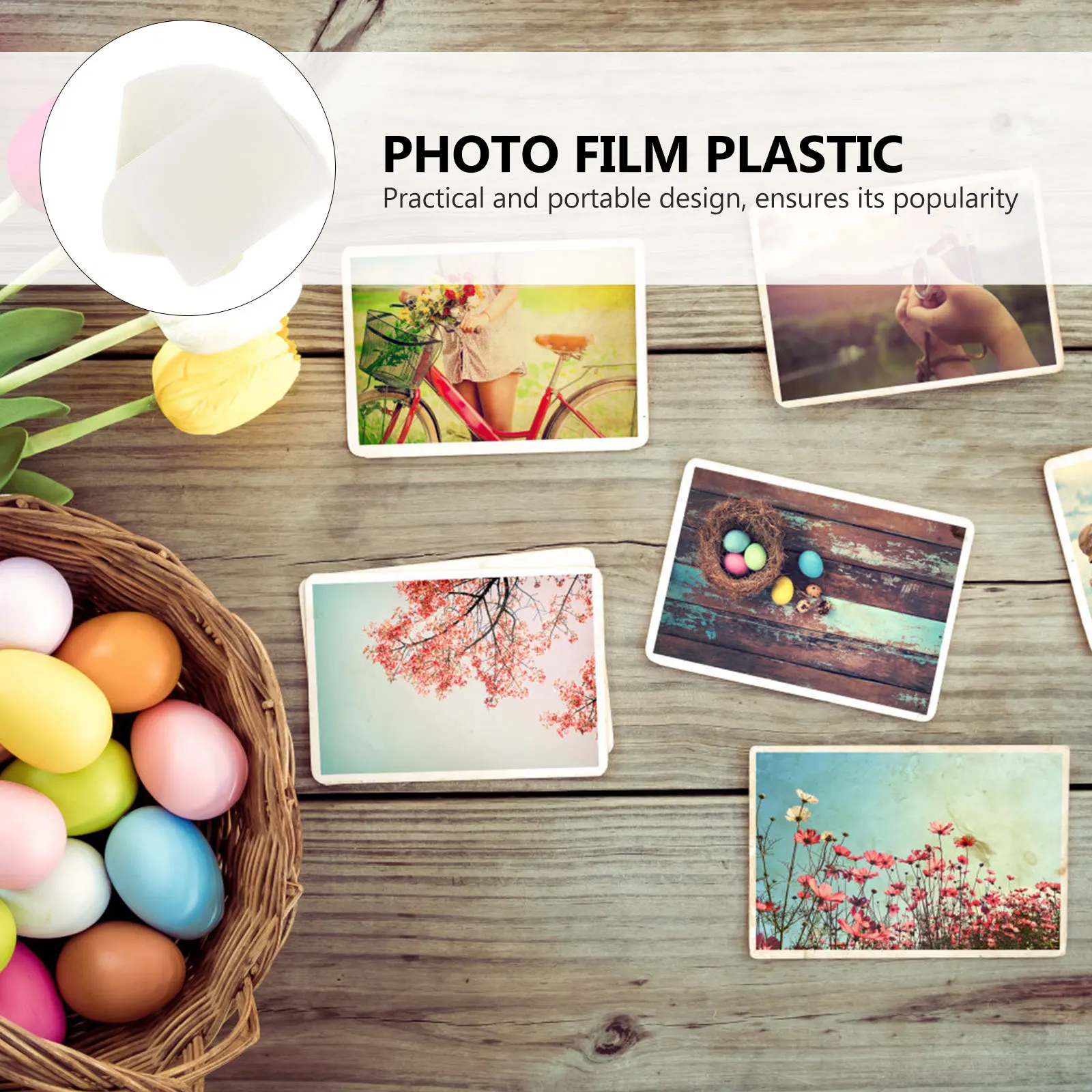 

3Sets Photo Laminating Film Transparent Protective Plastic Sheets Waterproof Anti-Reflective Laminating Films for Pictures