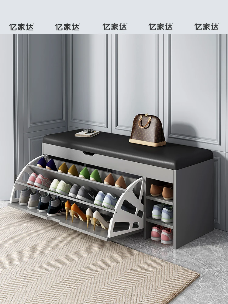Shoe Rack, Multi-layer Entrance Rental House, Popular Small Narrow Shoe Changing Stool, Simple Dust-proof Tipping Buck