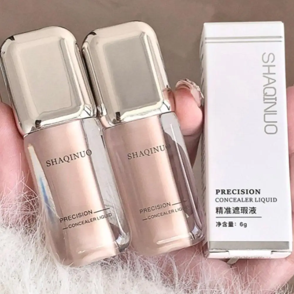 Corrector de 3 colores de larga duración, sin arrugas, luz hidratante, corrector iluminador, maquillaje que cubre marcas y manchas de acné ﻿