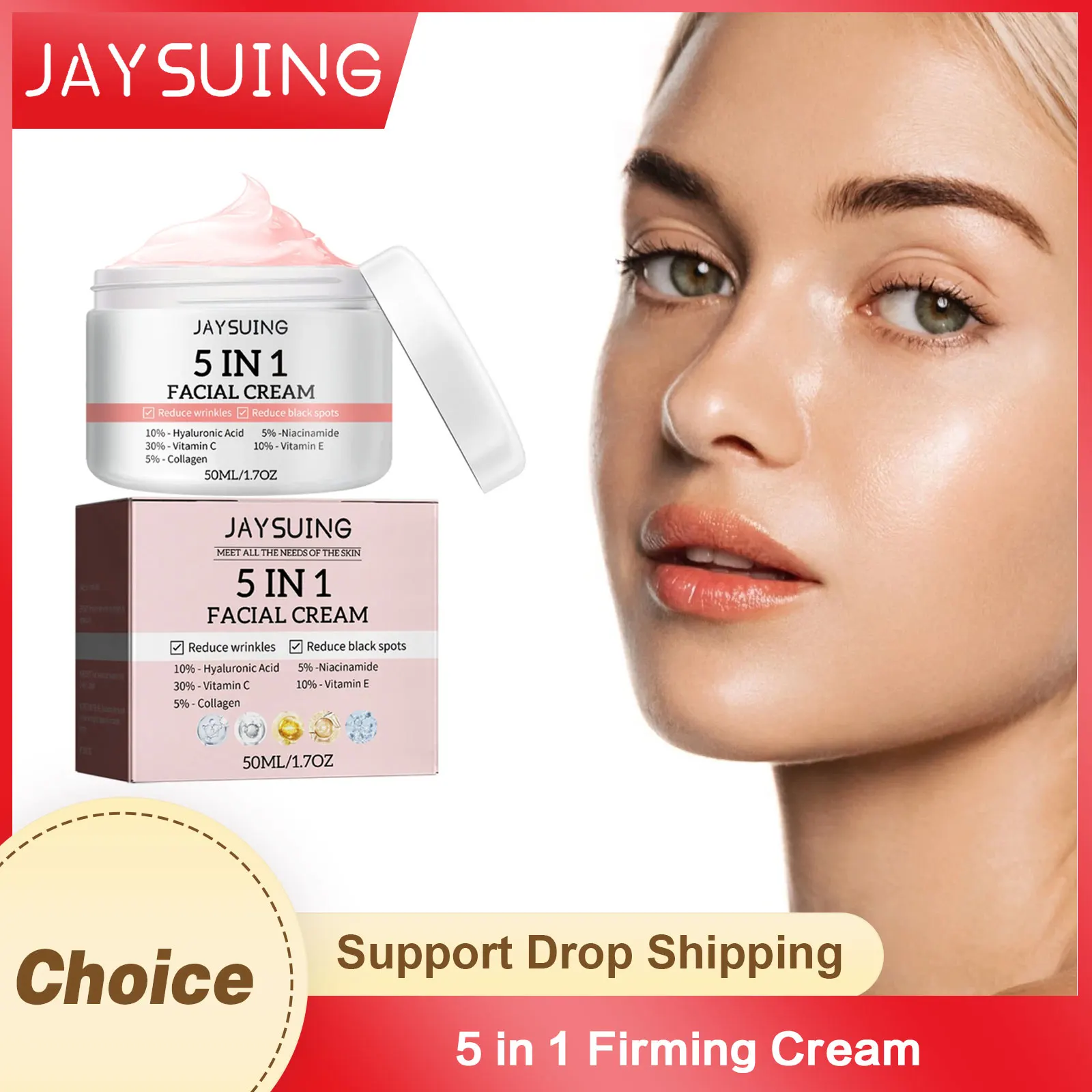 

Anti Aging Cream Lifting Firming Fade Fine Line Remove Dark Sp-ot Shrink Pore Tighten Whit-ening Moisturizing Anti Wrinkle Cream