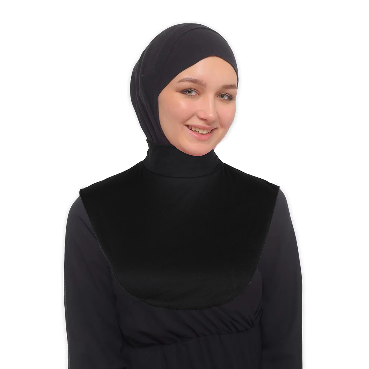 Morbida copertura per il collo delle donne musulmane Colletto finto Copertura completa Collo alto Copri collo di tartaruga Abbigliamento islamico Accessorio per vestiti da donna