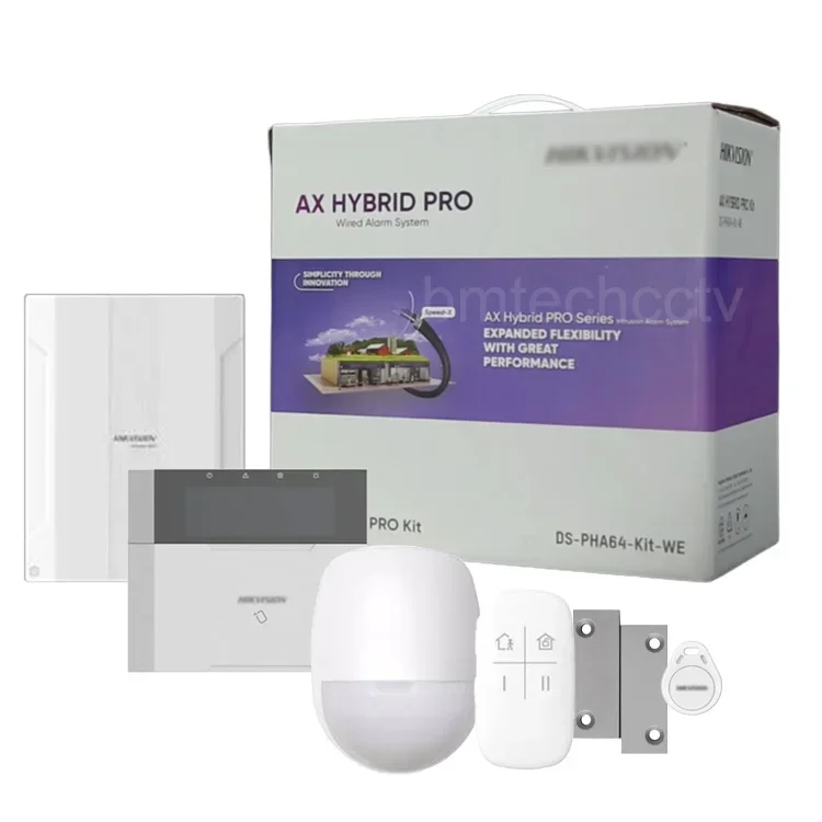 Hik AX Hybrid Pro Alarm Kit,Home Wireless Wifi Security Alarm System DS-PHA64-Kit-WB DS-PHA64-Kit-WE