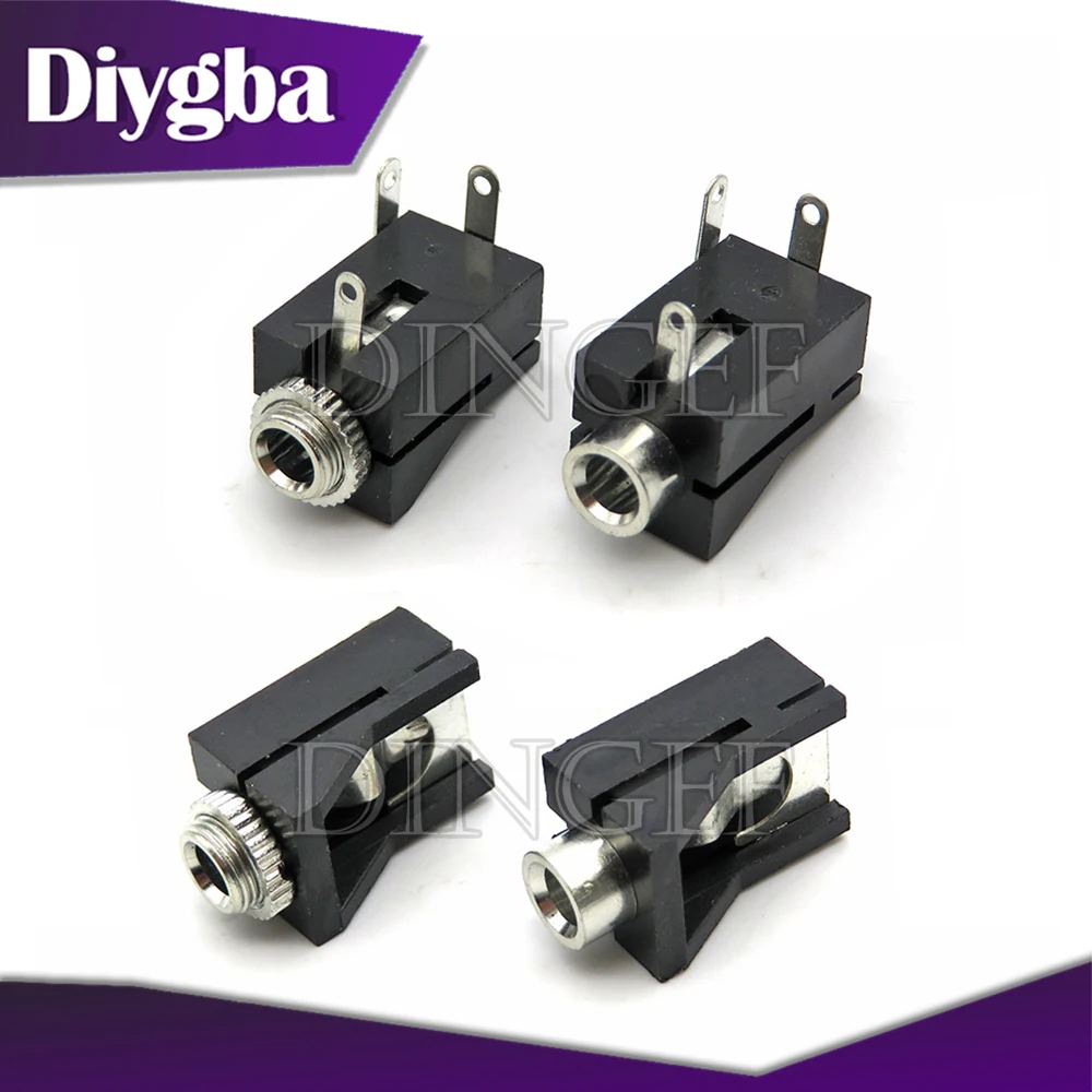 10PCS/lot PJ302 PJ-302 3.5MM Female Audio Connector 3 Pin DIP Headphone Jack Socket DIYGBA