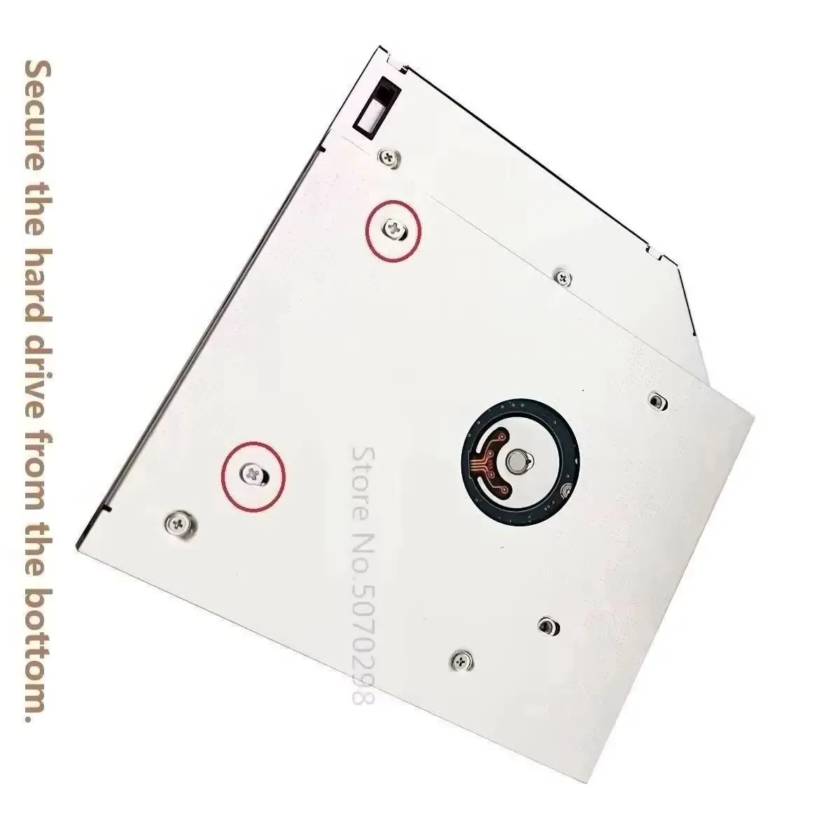 12.7mm 2nd 2.5 HDD SSD Hard Drive Optical Caddy Frame Tray for Samsung 550P5C-S01 R510 R520 R530 R540 R730 NP700G7C TS-LB23D DVD