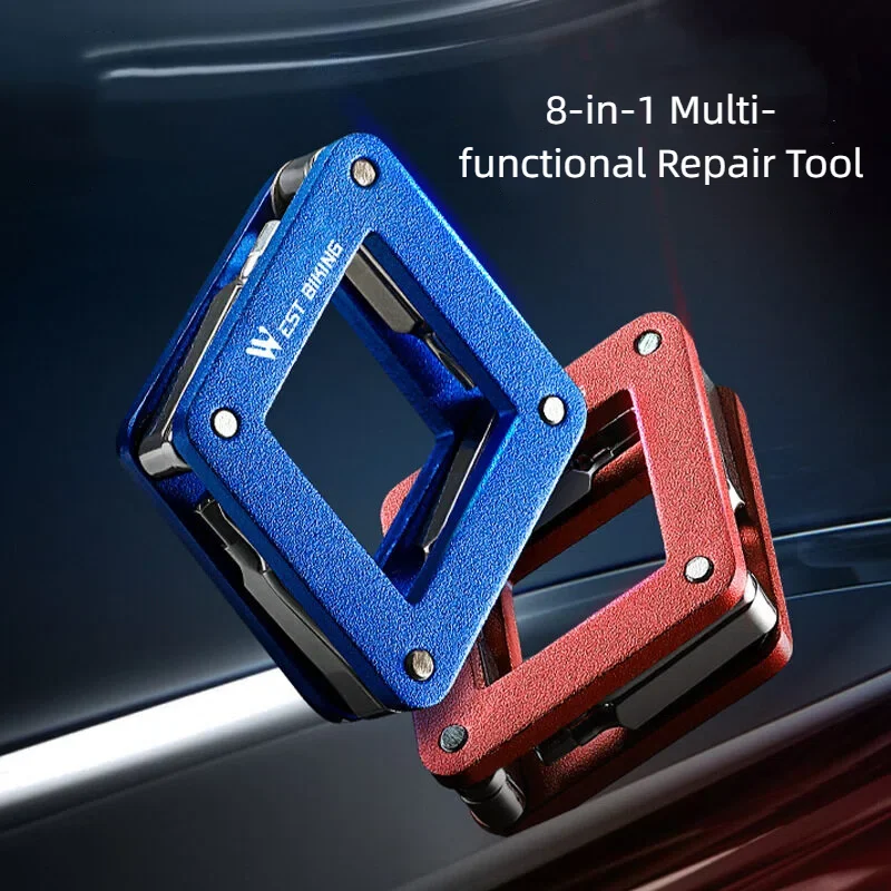 

8 in 1 Portable Bicycle Multi-tool Kit Waterproof Rust-proof Bike Repair Tool High Strength Screwdriver Set For MTB Road Bike