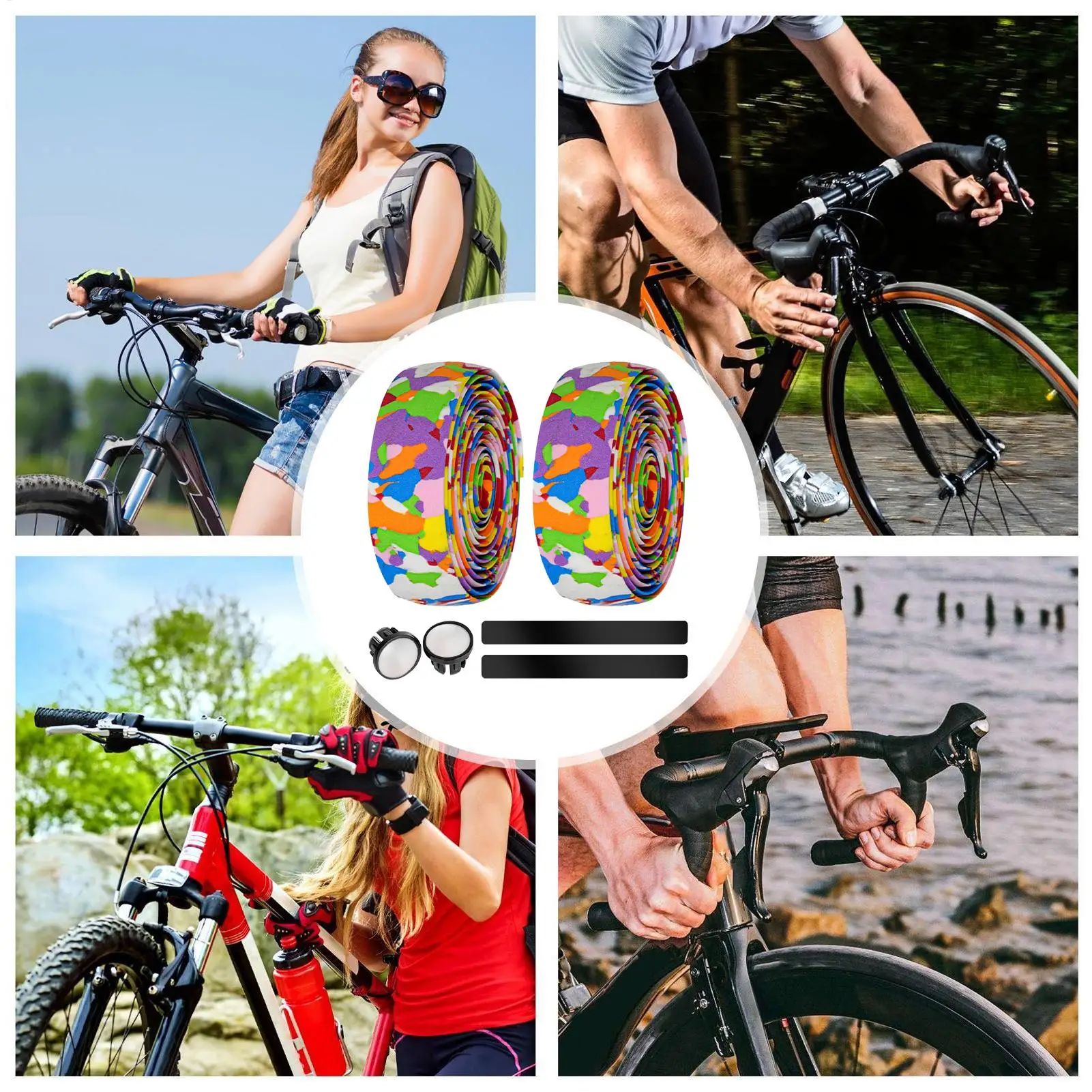 

Лента на руль велосипеда, амортизирующая лента из ЭВА, клейкая лента на руль шоссейного велосипеда для езды на мотоцикле, комфортное обновление