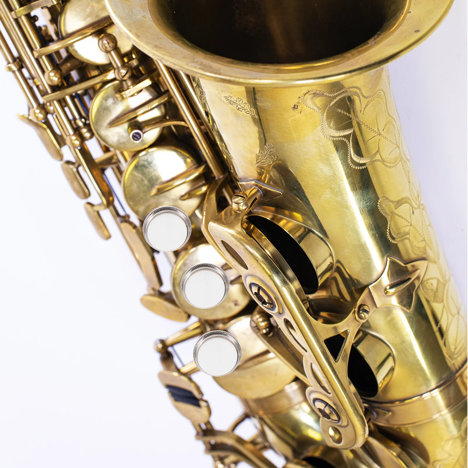 

3pcs Trumpet Valve Caps Zinc Alloy Finger Buttons Black Shell for Trumpet Replacement Parts Musical Instruments Accessories