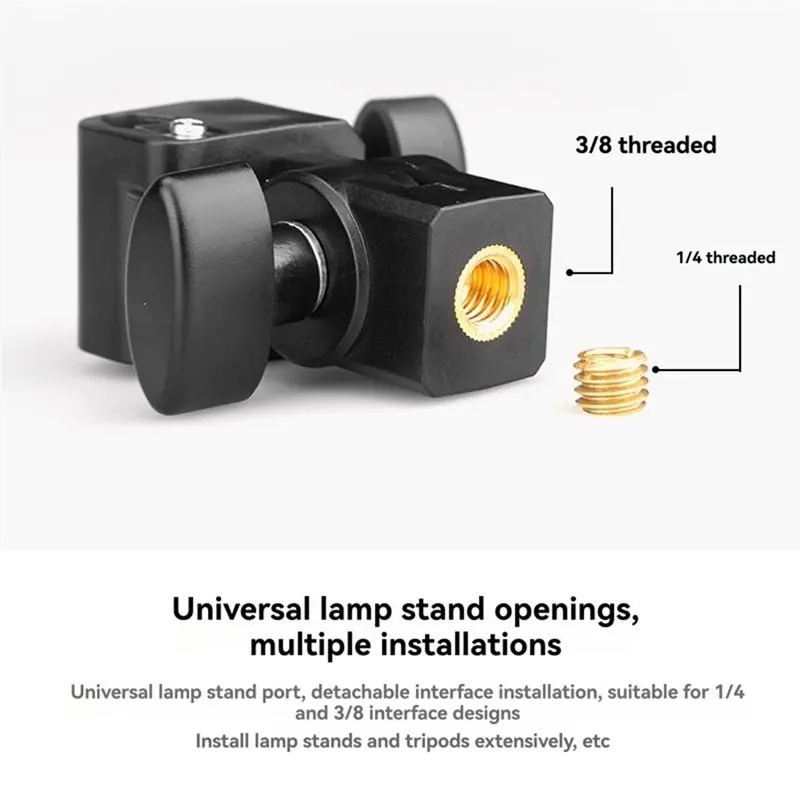 【SLEEK 】E-Type Flash Adapter Hot Shoe Trigger Umbrella Holder Swivel Light Stand Bracket For Photography Lighting
