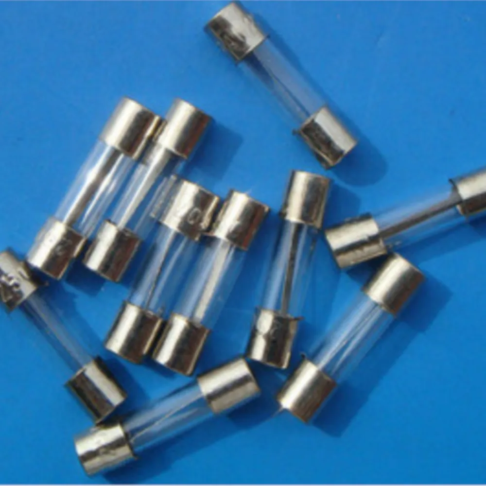 KaiTuoDa 100PC 250V / 6.3A 5mm*20 Mm Glass Insurance Tube fuse 5X20MM good quality
