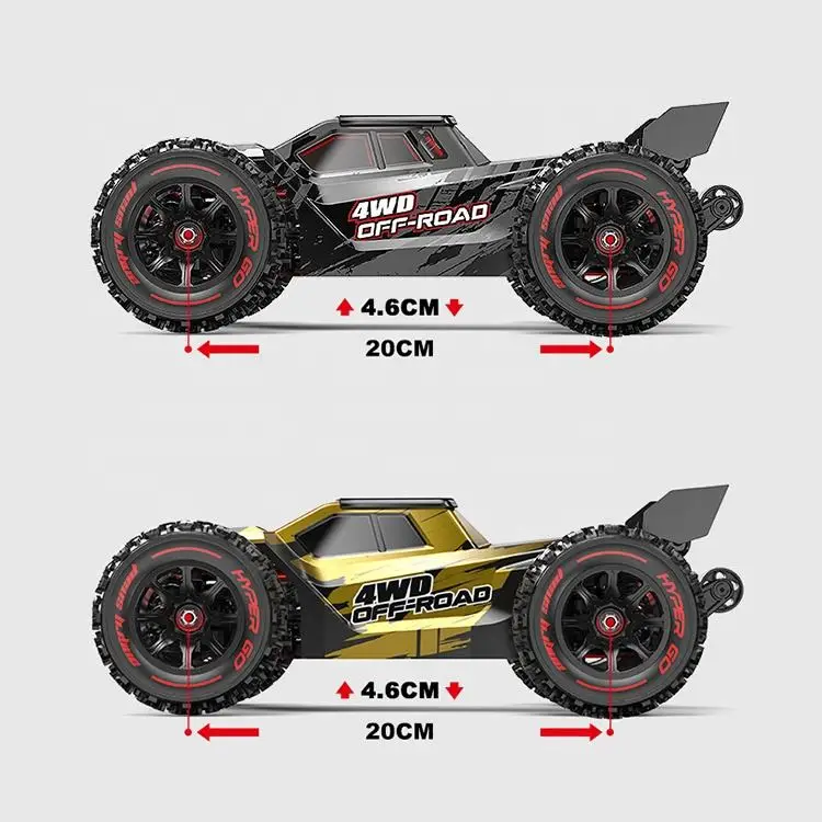 리모컨 오프로드 레이싱 드리프트 사막 자동차, MJX 14210 RC 카, 4WD 1/14 브러시리스 모터, 55KM/H, 지금 주식