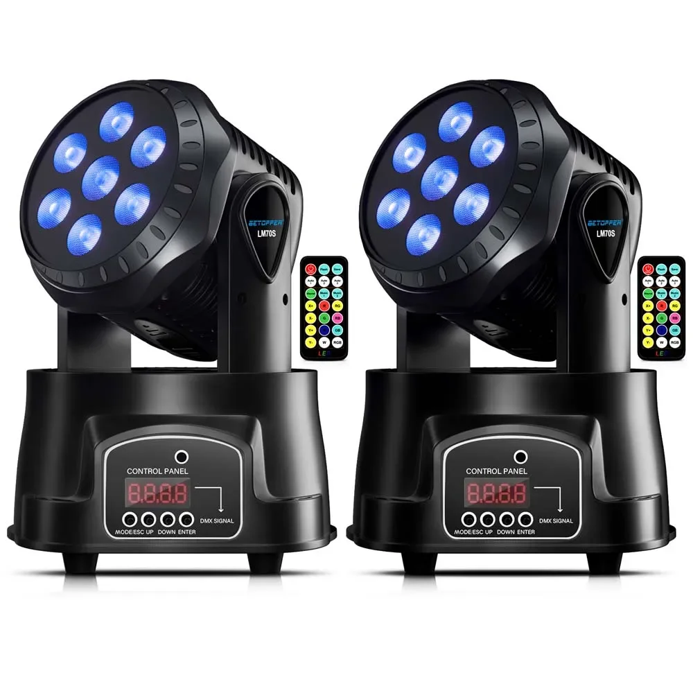 big dipper professional mini moving head light controle dmx iluminacao de palco mestre escravo bar party disco hall lm70sr pcs 01