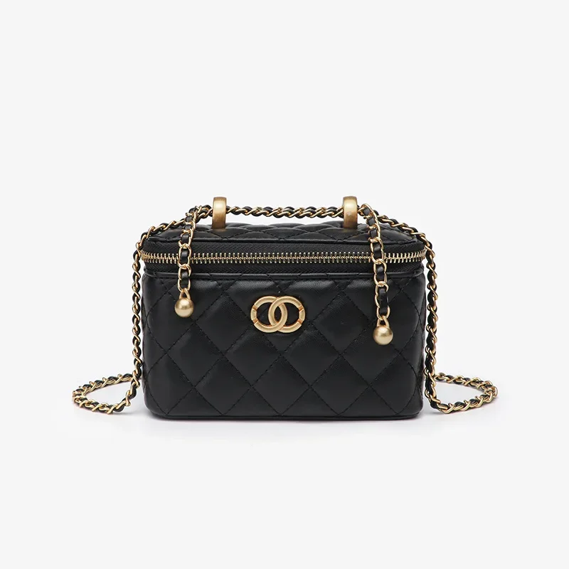 

Усовершенствованная маленькая сумка-коробка с ароматной ветровой цепочкой Lingge, новинка 2025 года, универсальная сумка через плечо на одно плечо с крестом