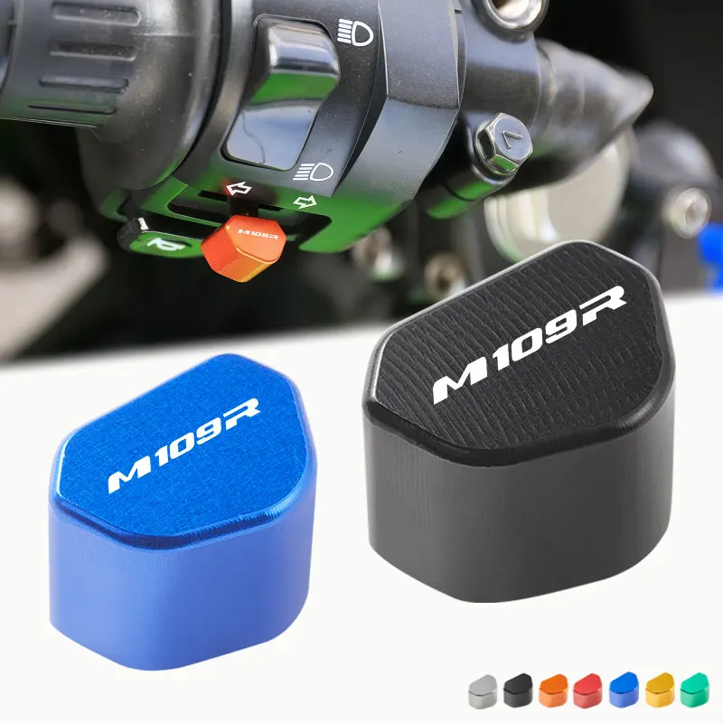 Para Suzuki bulevar M109R 109R M109 accesorios especiales Mototcycle CNC interruptor botón de señal de giro tapa de llave
