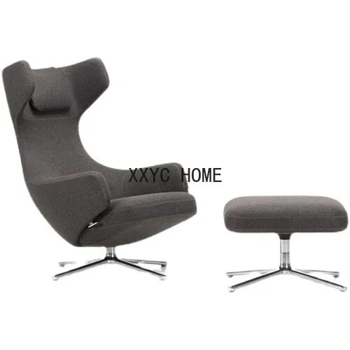 

Кресло Wingback, простой вращающийся Педальный диван, креативный одноместный диван
