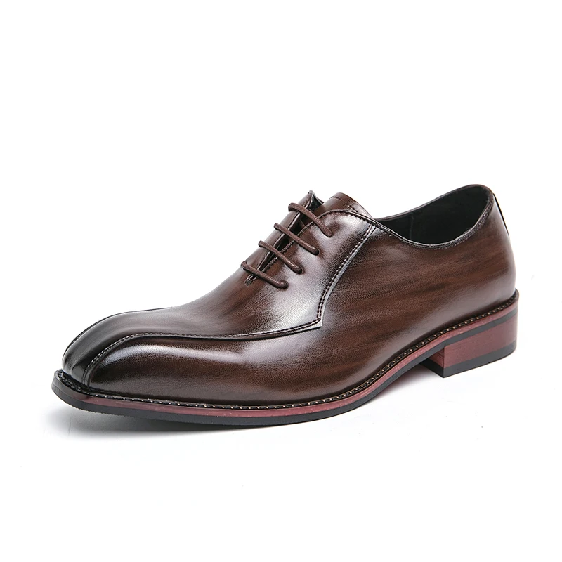 

Men's Motorcycle Spring/Summer New Business Dress Leather Shoes Comfortable Casual Men's Shoes