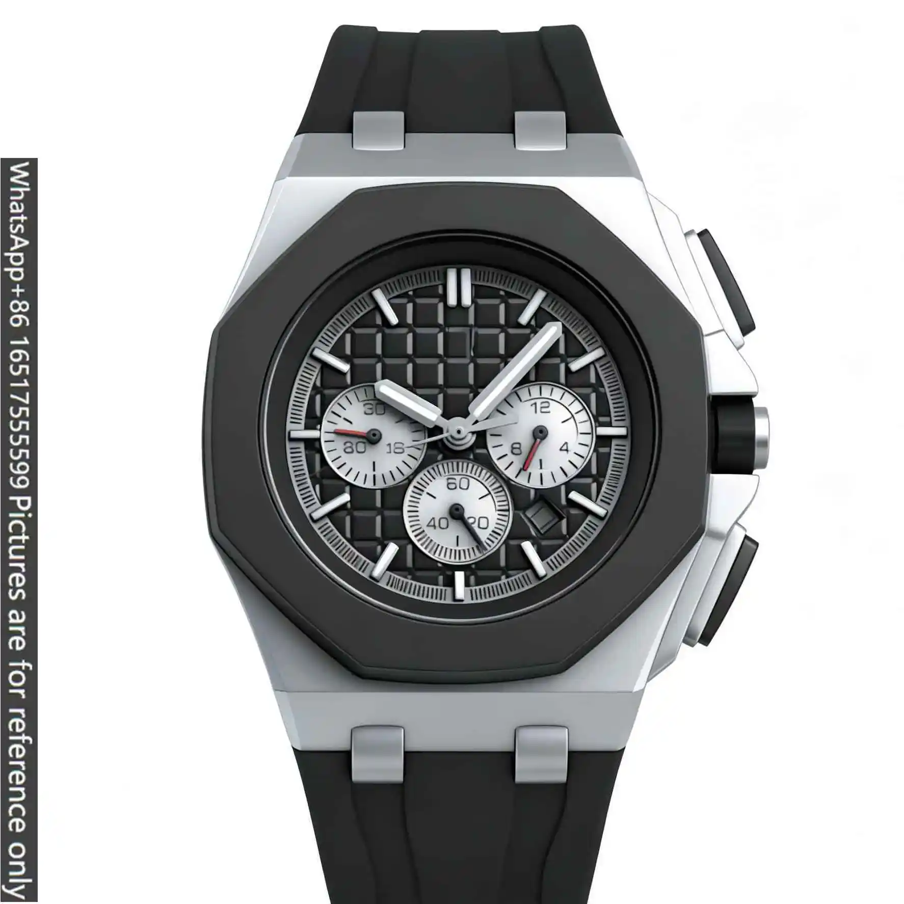 42mm Modern Minimalist Mens Luxury Watches Matte High Density 904L Steel Quartz Movement Multi Functional Dial Wear Resistant