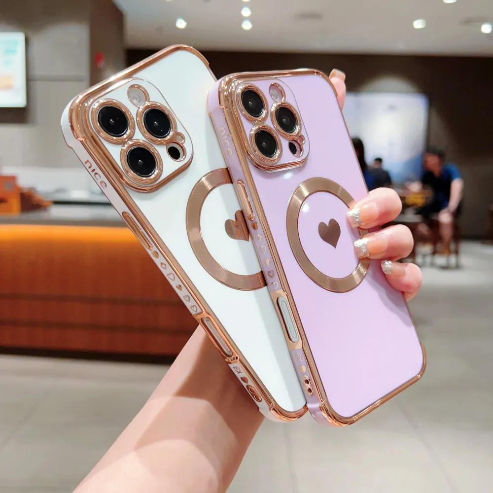 الجانب القلب تصفيح جراب هاتف آيفون 17 الهواء 16 15 14 زائد 13 12 برو ماكس 16e 17Air 16Pro ماكس غطاء عدسة للصدمات الوفير #1