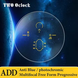 Occhiali multifocali progressivi interni lenti ottiche da vista diottrie sferiche antiriflesso fotocromatiche Anti blu personalizzate