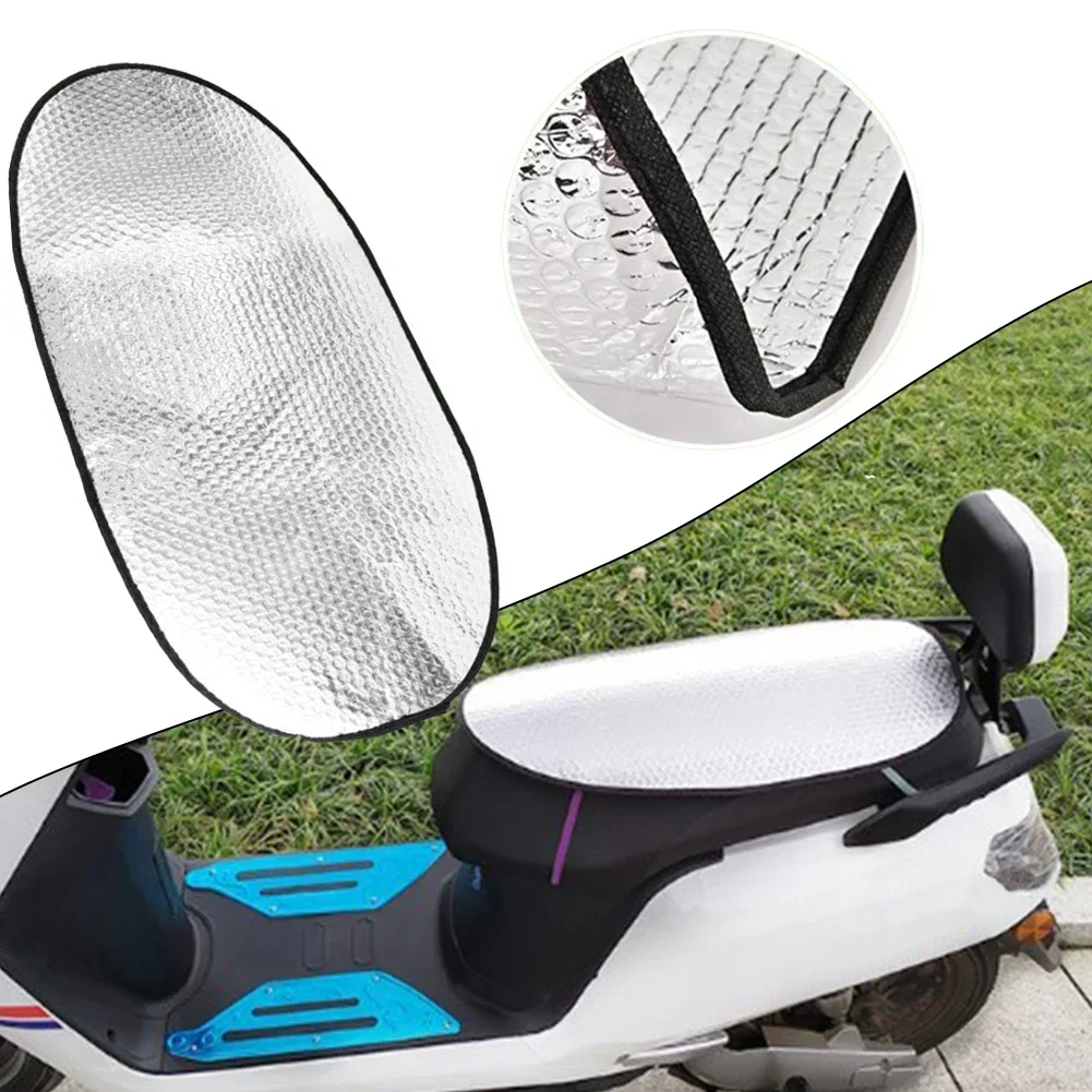 Coprisedile Coprisedile riflettente in foglio di alluminio per moto con design resistente alla compressione e protezione solare