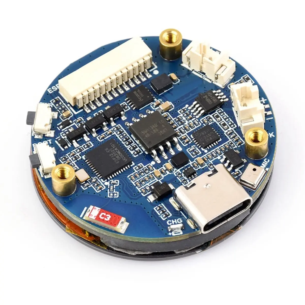 ESP32-C6 Touch AMOLED Development Board 1.32Inch 466x466 Resolution Display WiFi 6 Bluetooth 5.0 Supports for Xiaozhi AI
