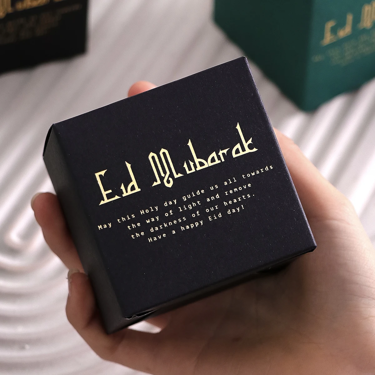 10Pack Eid Mubarak Gift Boxes, Perfect for Candies, Chocolates and Small Gifts, Ramadan Gift Boxes Islamic Muslim Festival Happy