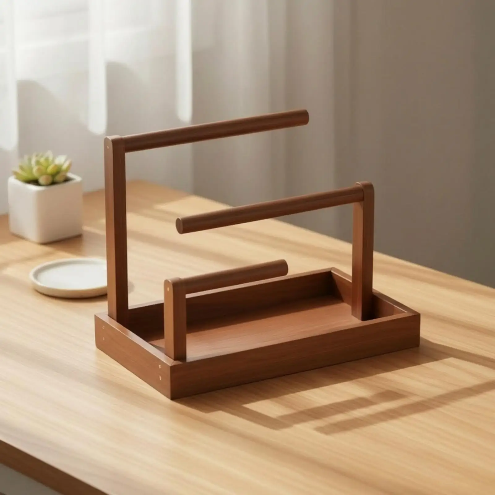 Desktop Jewelry Organizer Rack Tabletop Jewelry Organizer with Storage Tray Multi-Level for Vanity, Dressing Area, Bedroom