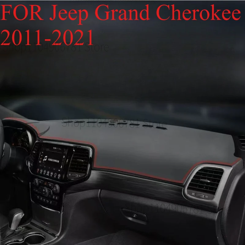 

Для Jeep Grand Cherokee 2011-2021 автомобильный коврик для приборной панели, коврик для приборной панели, солнцезащитный козырек, чехол для приборной панели, аксессуары для ковров