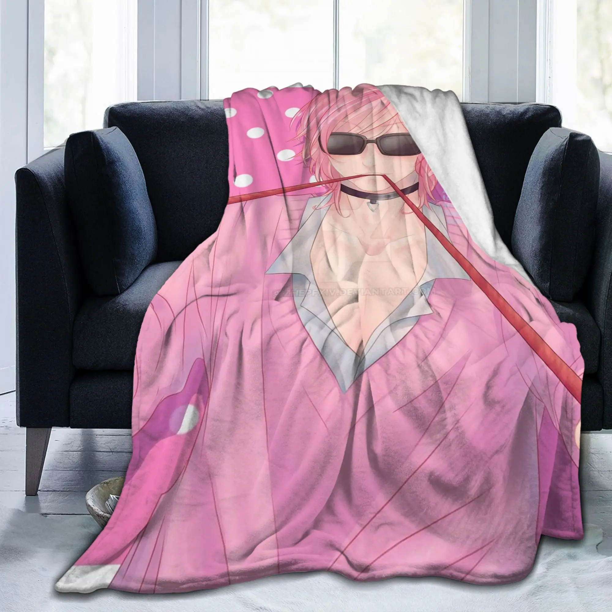 Yarichin B Club Yuri Blanket Quality Soft Warm  Throw Blanket Spring Camping Outdoor Street Trend Bedspread