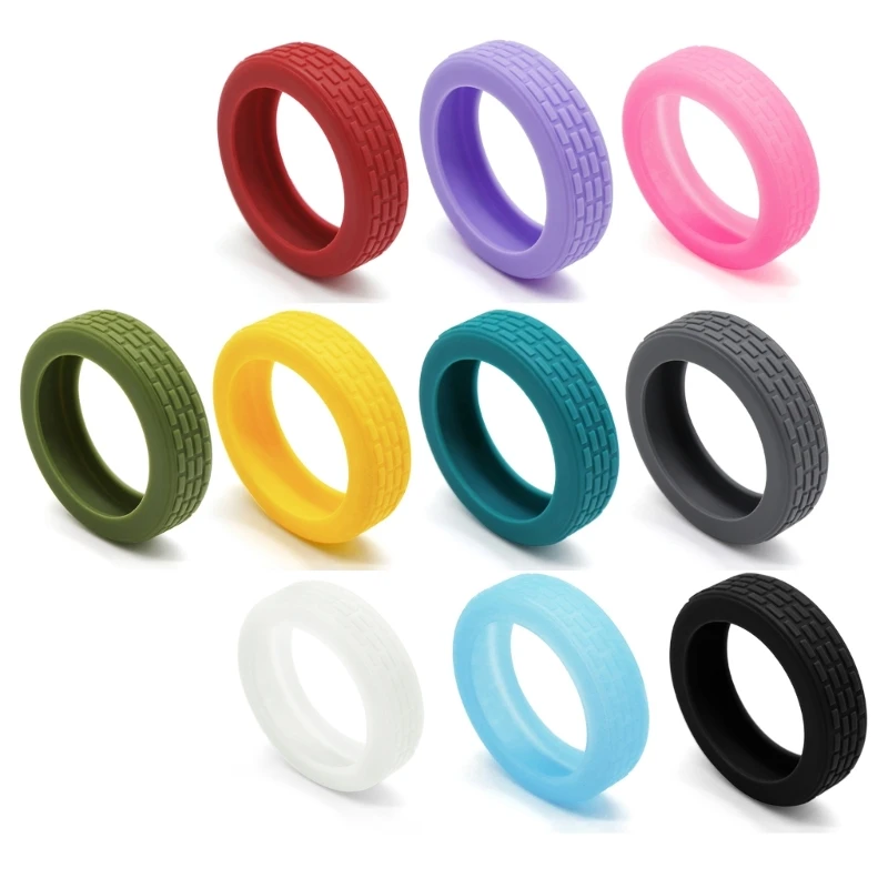 

8 Pcs/Set Luggage Compartment Wheel Protections Cover Reduce Noise Silicone Luggage Wheel Protector Covers for Suitcase