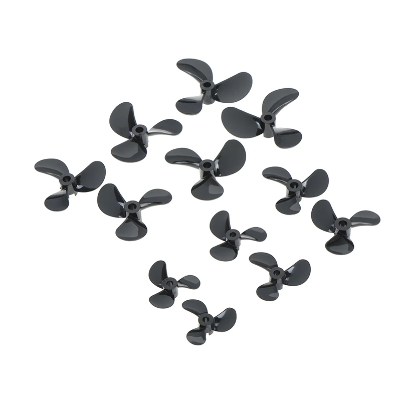 3 Blades 4mm Rc Boat Three Blades Paddle Nylon Boat Propeller Positive & Reverse Screw High Strength D28/32/36/40/44/48mm