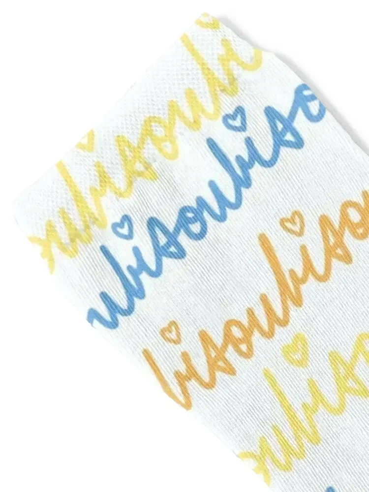 جوارب قوس قزح بيسو لكرة القدم الرياضية جوارب سعيدة أساسية للفتيات والرجال #2