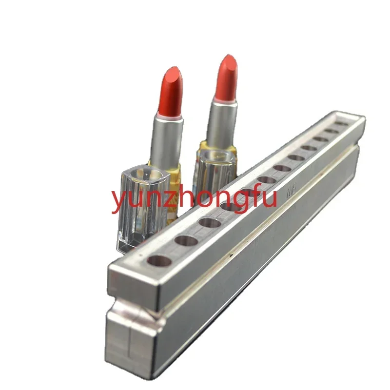 12 cavities Aluminium lipstick mould 12.1 mm, Sample size DIY lip stick filling