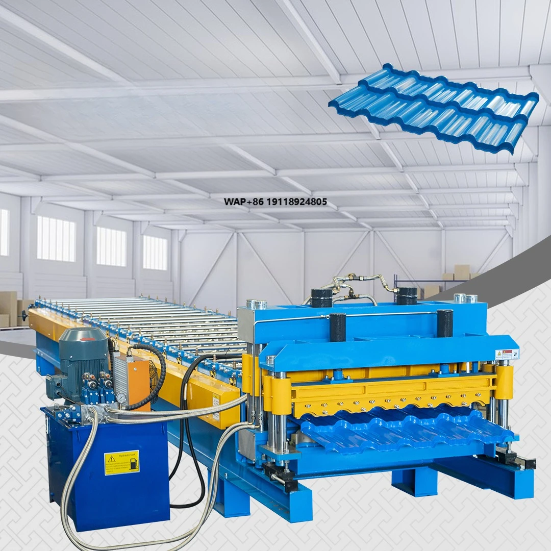 Source Factory Supports Customization of High-end Fully Automatic Glazed Tile Roll Forming Machine