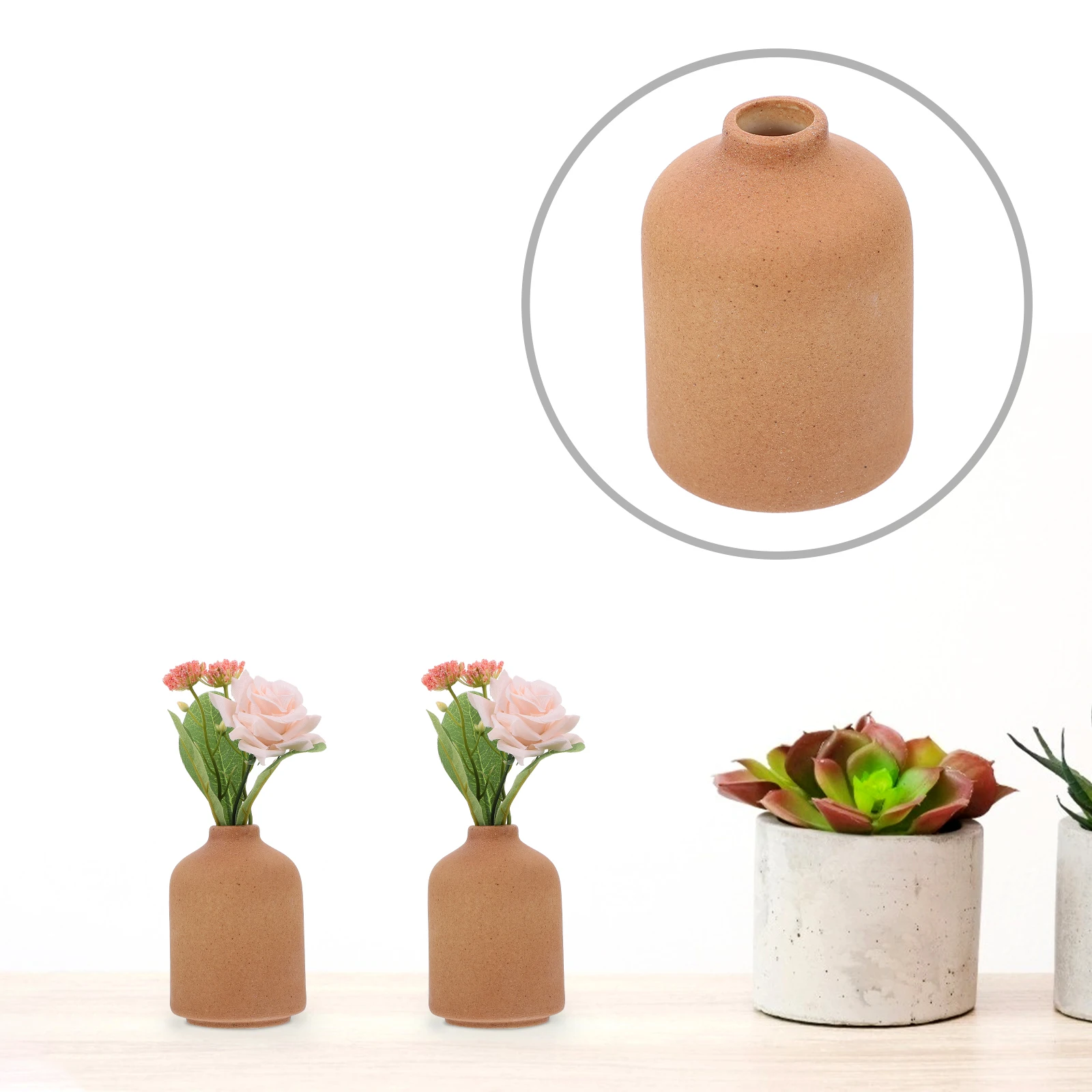 

Flower Vases Nordic Minimalist Living Room Decoration Modern Ornament Vintage Floral Arrangement Decorations