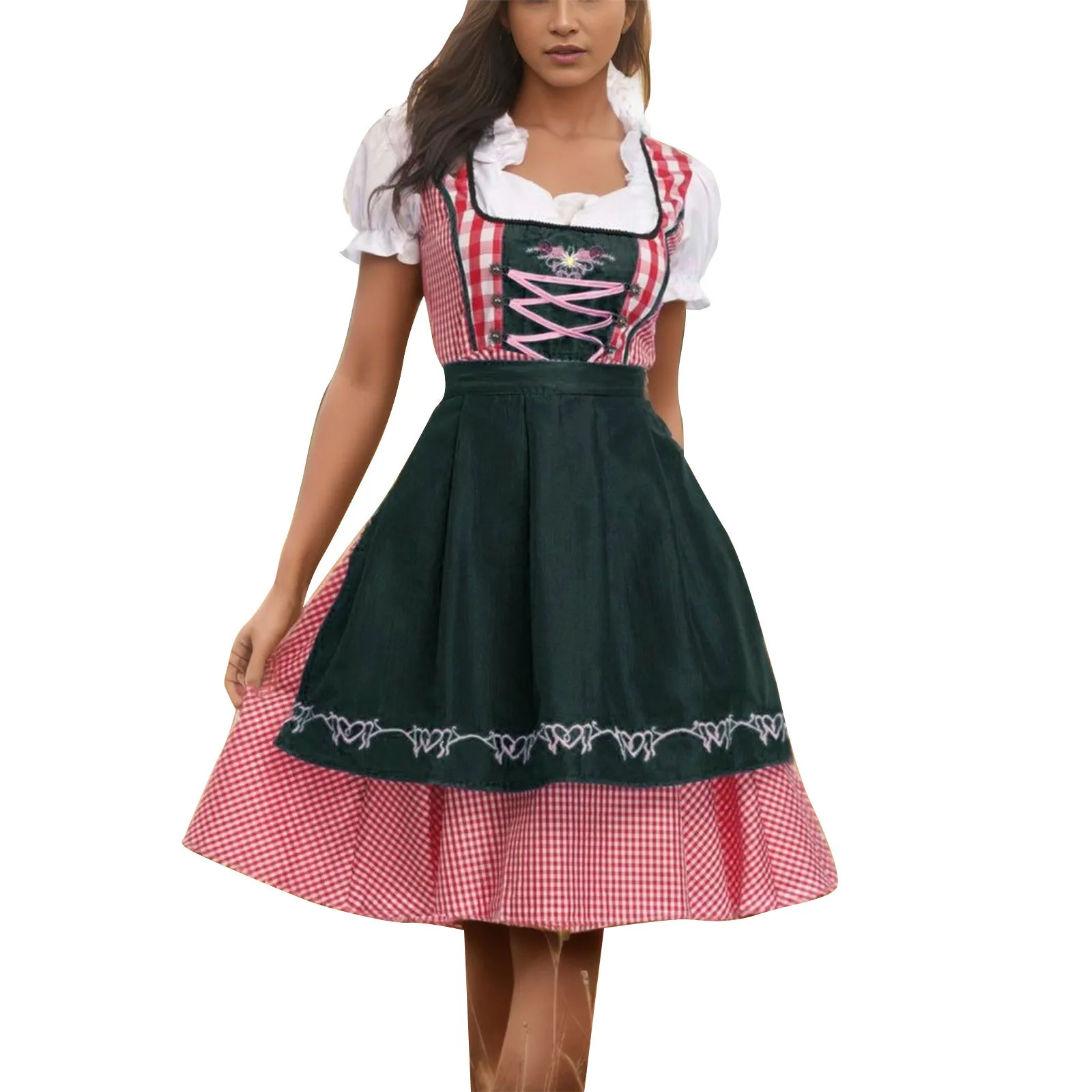 Mannelijke Vrouw Oktoberfest Kostuum Traditionele Paar Duits Bavarian Bier Outfit Cosplay Halloween Carnaval Festival Feest Kleding