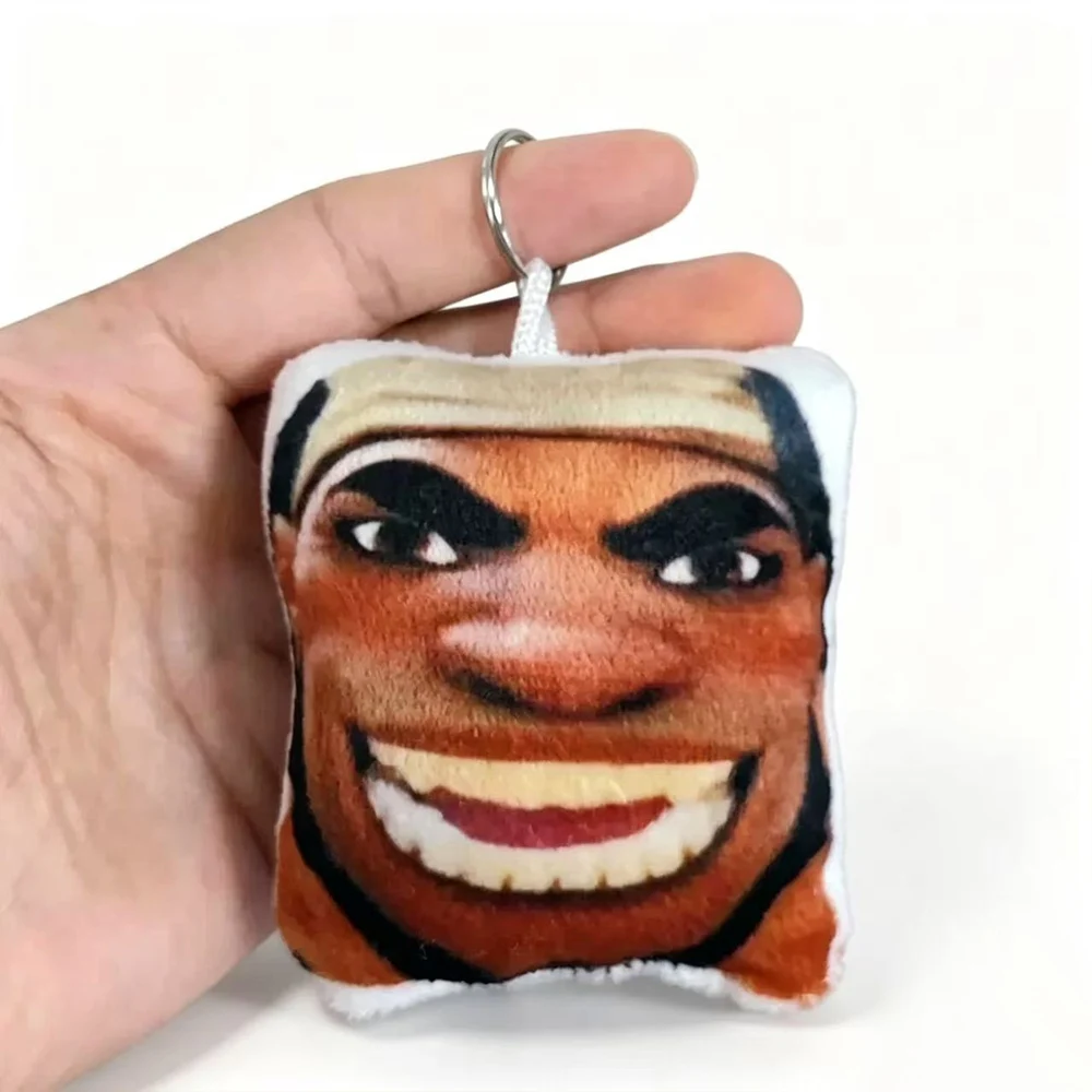 10cm Funny Pressing Can Make Sound Overwatch 2 Hero Maugaloa Malosi Mauga‌ Plush Toys Anime Game Bag Keychain Decor Plushie Doll