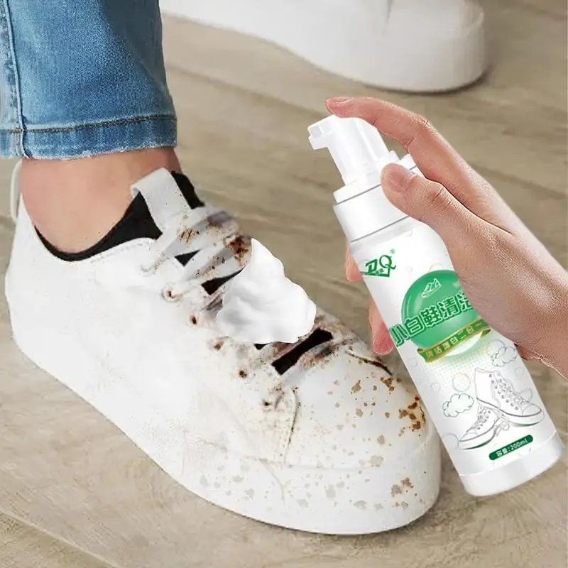 200ml Shoes Stain Repellent Protection White Shoe Spray Waterproof Dirt Remove Spray For Sneakers Basketball Shoes Cleaner