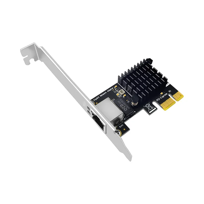 بطاقة شبكة PCIE جيجابت إيثرنت الجديدة PCI Express X1 إلى RJ45 محول الشبكة 10/100/1000Mbps بطاقة الشبكة المحلية للكمبيوتر الشخصي