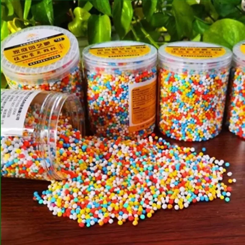 500g General-purpose Npk Compound Fertilizer Organic Granular Colorful Slow-release Fertilizer For Home Gardening