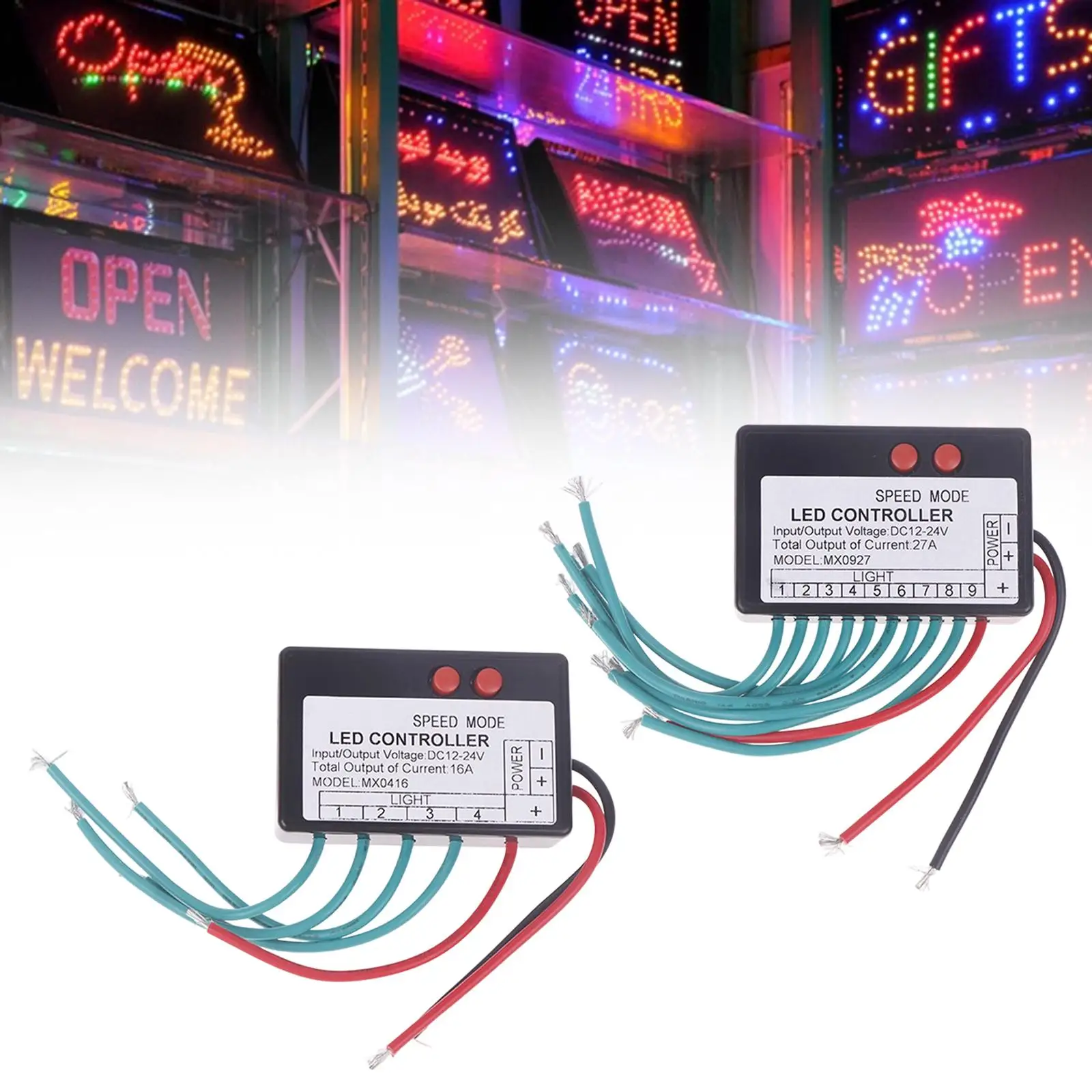 

Универсальный контроллер светодиодных лент Flash Horse Sign Switch для наружного декоративного освещения