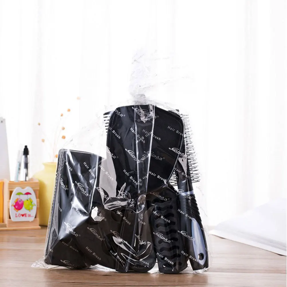 

5Pcs Hair Comb Mirror Set Durable Anti-Static Compact Lightweight Styling Tools Hair Care Home Outdoor Use Comb Mirror Set