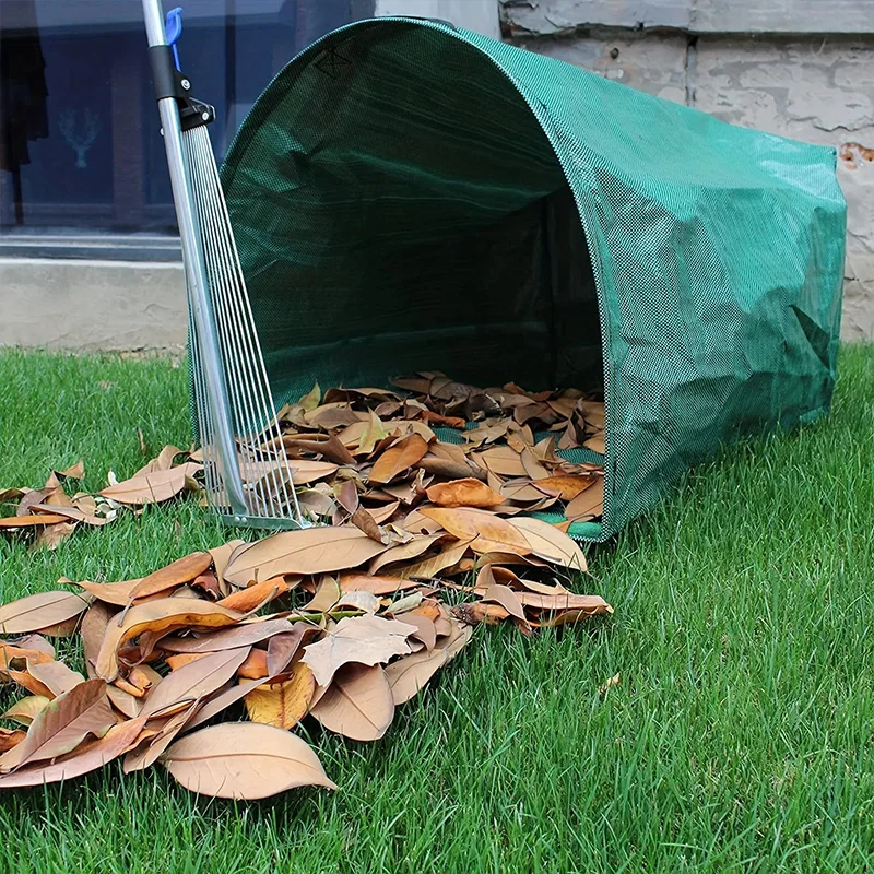 Garden Waste Bag Large Capacity Leaf Foldable Reusable Yard Debris Bags Fallen Leaves Storage Container Cleaning Outdoor